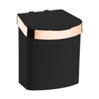 Lixeira Para Bancada Cozinha 2,5 Litros Originale Preto Com R