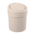 Lixeira para Banheiro 5L Plástico Click Bege Coza