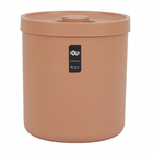 Lixeira para Banheiro 6L Plástico Manual Laranja Ou