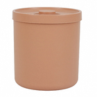 Lixeira para Banheiro 6L Plástico Manual Laranja Ou