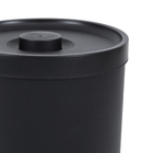 Lixeira para Banheiro 6L Plástico Manual Preto Ou