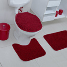 Lixeira para Banheiro 6L Plástico Manual Vermelha Astra