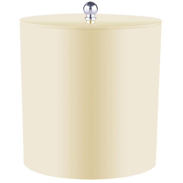 Lixeira Para Banheiro Bege Claro 20 X 20cm - 6,2l