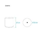 Lixeira Para Banheiro Bege Claro 20 X 20cm - 6,2l