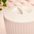 Lixeira Para Banheiro Cozinha Escritório Com Tampa Groove Ou