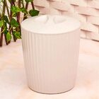 Lixeira Para Banheiro Cozinha Escritório Com Tampa Groove Ou