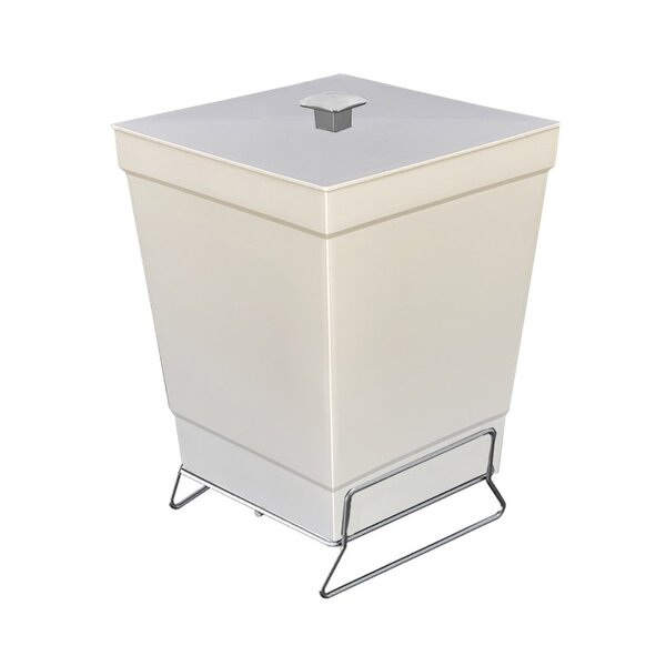 Lixeira Para Banheiro De Plástico Com Suporte Apoio - Stolf