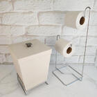 Lixeira Para Banheiro De Plástico Com Suporte Apoio - Stolf