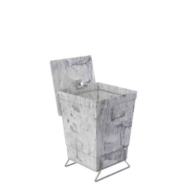 Lixeira Para Banheiro De Plástico Com Suporte Apoio - Stolf