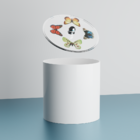 Lixeira Para Banheiro Decorada Com Borboletas