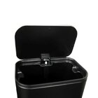 Lixeira Para Banheiro E Cozinha Branca Fosca 5l Com Pedal E C