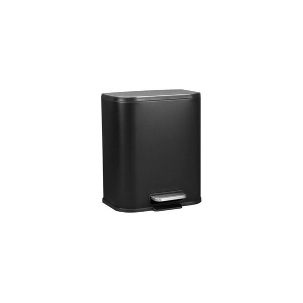 Lixeira Para Banheiro E Cozinha Branca Fosca 5l Com Pedal E C