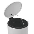 Lixeira Para Banheiro Escritório 5l Pedal E Cesto Removível B