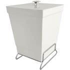 Lixeira Para Banheiro Plástica 6,5l Cesto De Lixo Com Tampa B