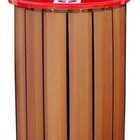 Lixeira Para Coleta Seletiva 90l Diversas Cores Madeira Plast