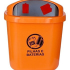 Lixeira Para Coleta Seletiva De 40 L C/suporte Para Descarte