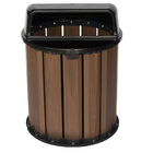 Lixeira Para Coleta Seletiva Em Madeira Plástica Ipê 70 Cm 94