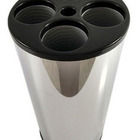 Lixeira Para Copos Descartáveis De Água E Café Em Aço Inox