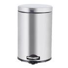 Lixeira para Cozinha 12L Metal Inox Pedal Prata Brinox