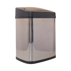 Lixeira para Cozinha 20L Metal Inox Sensor Automática Prata Oikos