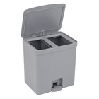 Lixeira para Cozinha 20L Plástico Pedal Chumbo Ou