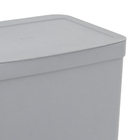 Lixeira para Cozinha 20L Plástico Pedal Chumbo Ou