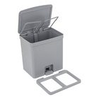 Lixeira para Cozinha 20L Plástico Pedal Chumbo Ou