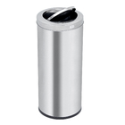 Lixeira para Cozinha 28L Aço Basculante Prata Brinox