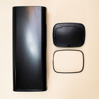 Lixeira para Cozinha 50L Metal Sensor Automática Preta Oikos