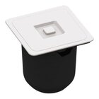 Lixeira Para Embutir Quadrada 8 Litros Arquitech Branco