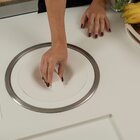 Lixeira Para Embutir Redonda 8 Litros Arquitech Branco