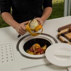 Lixeira Para Embutir Redonda 8 Litros Arquitech Branco