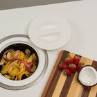 Lixeira Para Embutir Redonda 8 Litros Arquitech Branco