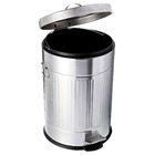 Lixeira para escritório Aço Zinco  Pedal Importado