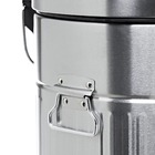 Lixeira para escritório Aço Zinco  Pedal Importado