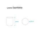 Lixeira Para Escritório Branca 20 X 20cm