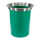 Lixeira para Pia de Cozinha Metal Verde Manual Franke