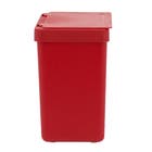 Lixeira para Pia de Cozinha Plástico Vermelho Bold 2,5L Single Brinox