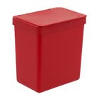 Lixeira para Pia de Cozinha Plástico Vermelho Bold 2,5L Single Brinox