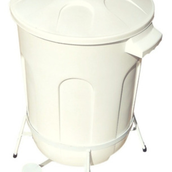 Lixeira Pedal De 100lts Com Armação De Ferro