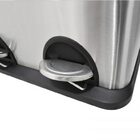 Lixeira Pedal Duo Aço Inox 30 Litros Biovis