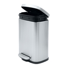 Lixeira Pedal Inox 12 Litros Com Amortecimento Guimmis.casa