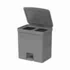 Lixeira Pedal Trium 20 Litros Dupla Chumbo Ou