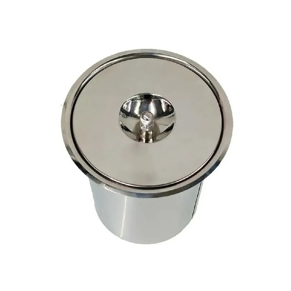 Lixeira Pia Cozinha Embutir Granito Em Inox 3 Litros