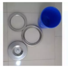 Lixeira Pia Cozinha Embutir No Granito Em Inox 5 Litros