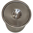 Lixeira Pia Cozinha Embutir No Granito Em Inox 5lts 20x23 Cm