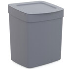 Lixeira Plástica 2,5 Litros Cesto De Lixo Com Tampa Para Banc