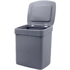 Lixeira Plástica 2,5 Litros Cesto De Lixo Com Tampa Para Banc