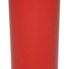 Lixeira Plástica 22 Litros Com Aro Vermelho