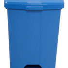 Lixeira Plástica 30 Litros Com Pedal Para Condomínio Casa Azul